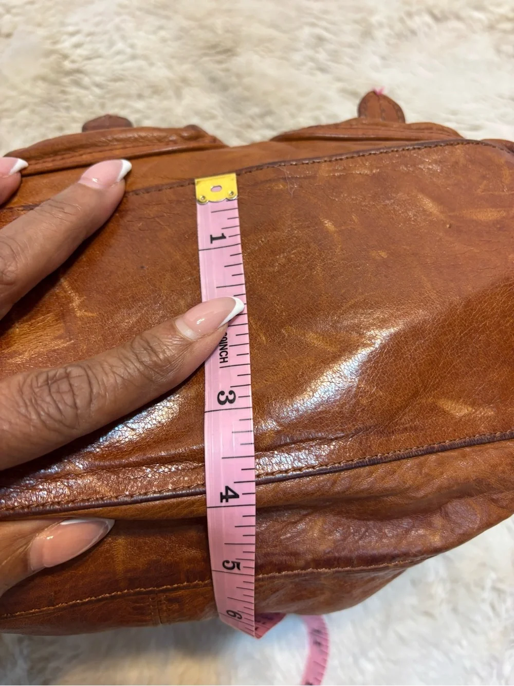 Plenty by Tracy Reese Brown Leather Hobo Bag Boho Y2K Cargo Multi Pocket